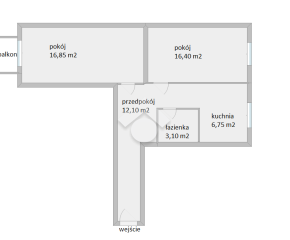 Kraków – Nowa Huta – os. Centrum C – 55 m² 