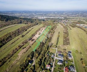 Widokowa działka w centrum Myślenic