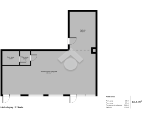 Lokal handlowo-usługowy | 89m2 | ul. Walerego Sławka - Wola Duchacka