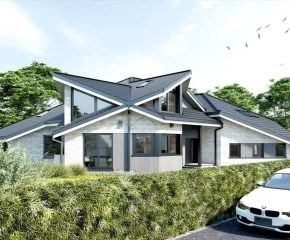 Michałowice – ul. Pogodna –  dom wolnostojący – stan surowy otwarty – działka 12ar