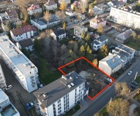 Kraków – Brogi – 1/4 udziału w działce z prawomocnym pozwoleniem na budowę PUM 607 m²