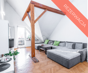 Przestronne mieszkanie z antresolą