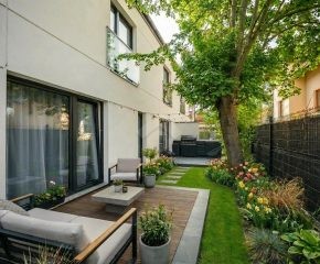 Nowoczesne mieszkanie z garażem i ogrodem - Kraków, Wola Justowska