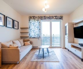 Nowoczesne mieszkanie | balkon | nowe budownictwo 