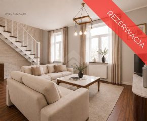 Dwupoziomowy apartament 5 min od Rynku Głównego - 3 pokoje - ul. Asnyka