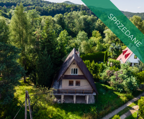  Domek letniskowy w sąsiedztwie rzeki oraz terenów zielonych