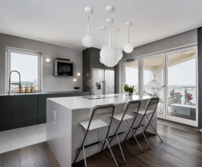 Apartament z widokiem na panoramę miasta - RUCZAJ - Taras