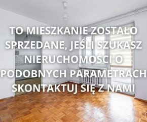 Kawalerka z oddzielną kuchnią do własnej aranżacji | Kurdwanów 