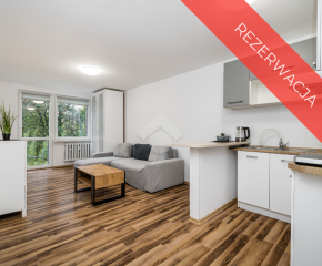 Kawalerka | 25,4 m2 | po remoncie | balkon francuski