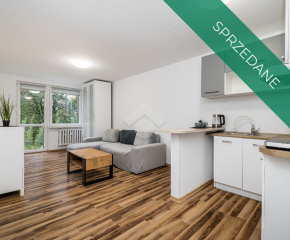 Kawalerka | 25,4 m2 | po remoncie | balkon francuski